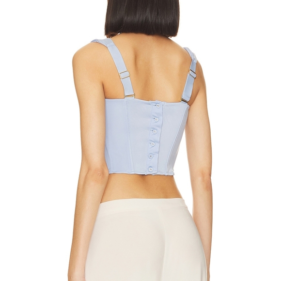 We are HAH by free people Knockout Top Perrywinkle XS 🆕 - Picture 3 of 9